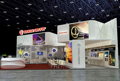 万达集团展台案例