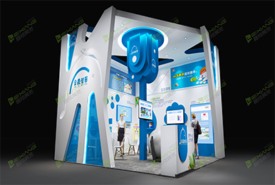 苏州金羲智慧科技有限公司展台设计搭建案例
