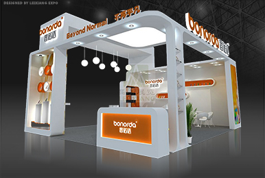 深圳市普诺达科技有限公司照明展台案例