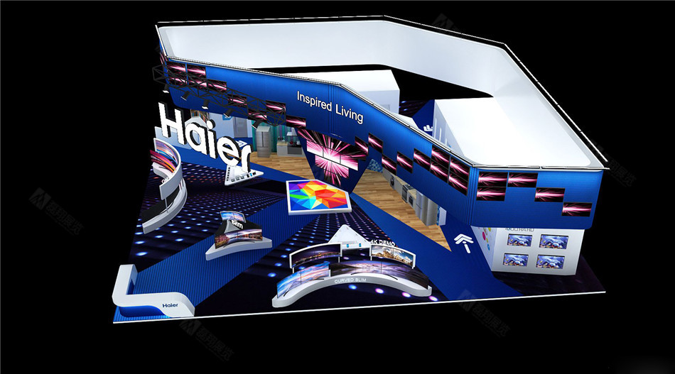 海尔电子展台搭建案例