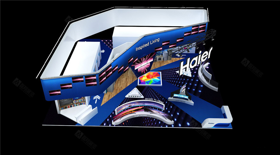 海尔电子展台搭建案例