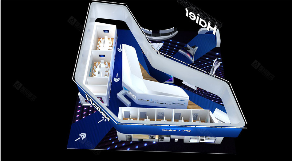 海尔电子展台搭建案例