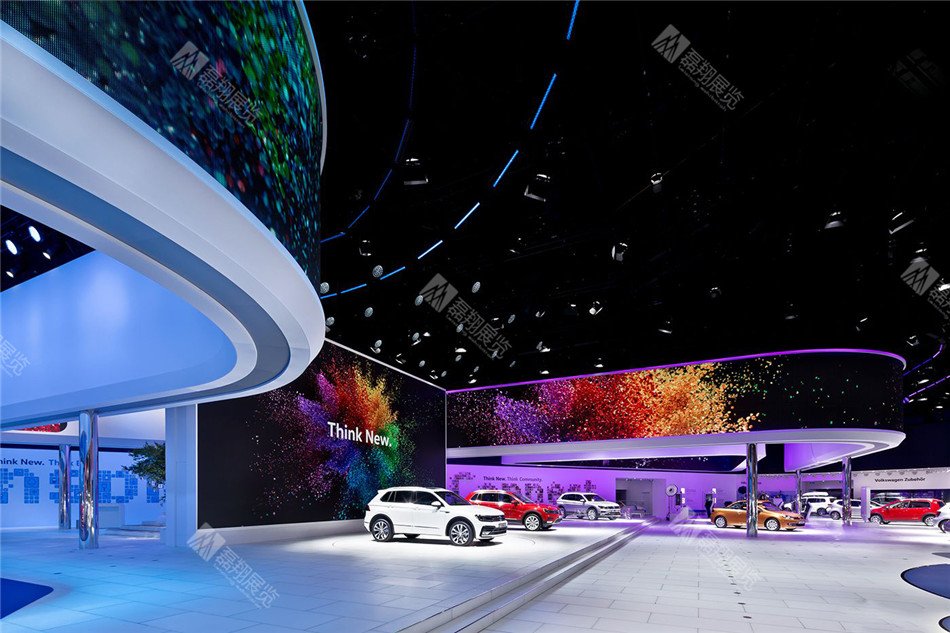 大众汽车法兰克福展台设计装修