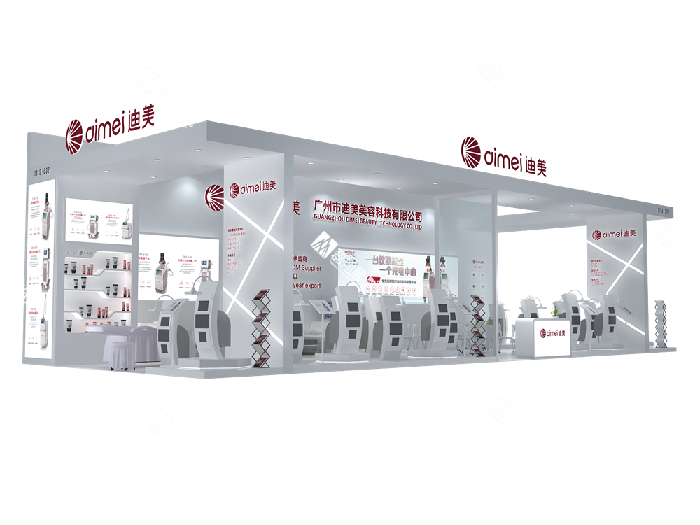 迪美美博会展台设计图