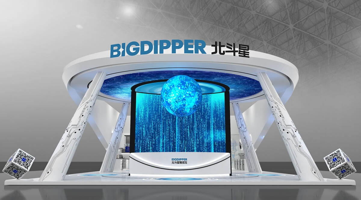 北斗星集成灶展台搭建装修案例(图3)