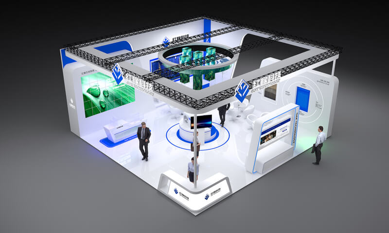 湖南红橡科技发展有限公司展台搭建装修案例(图3)