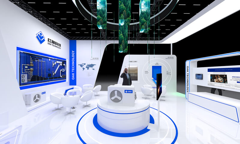 湖南红橡科技发展有限公司展台搭建装修案例(图5)